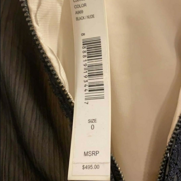 Alice+Olivia Kye Chiffon Lace-Trim Maxi Dress - Picture 16 of 16